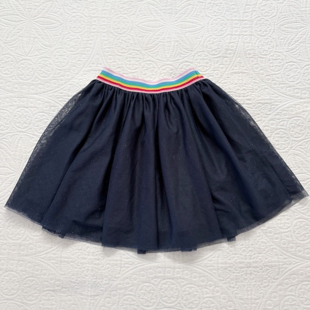 H&M Girls' Tulle Tutu Sparkle Skirt, Dark Blue‎